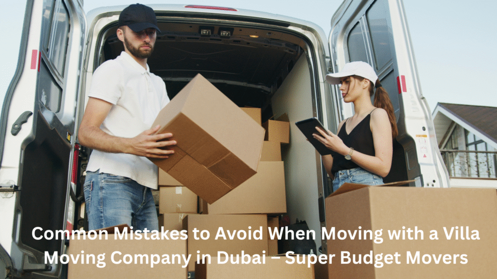Villa Movers company in Dubai